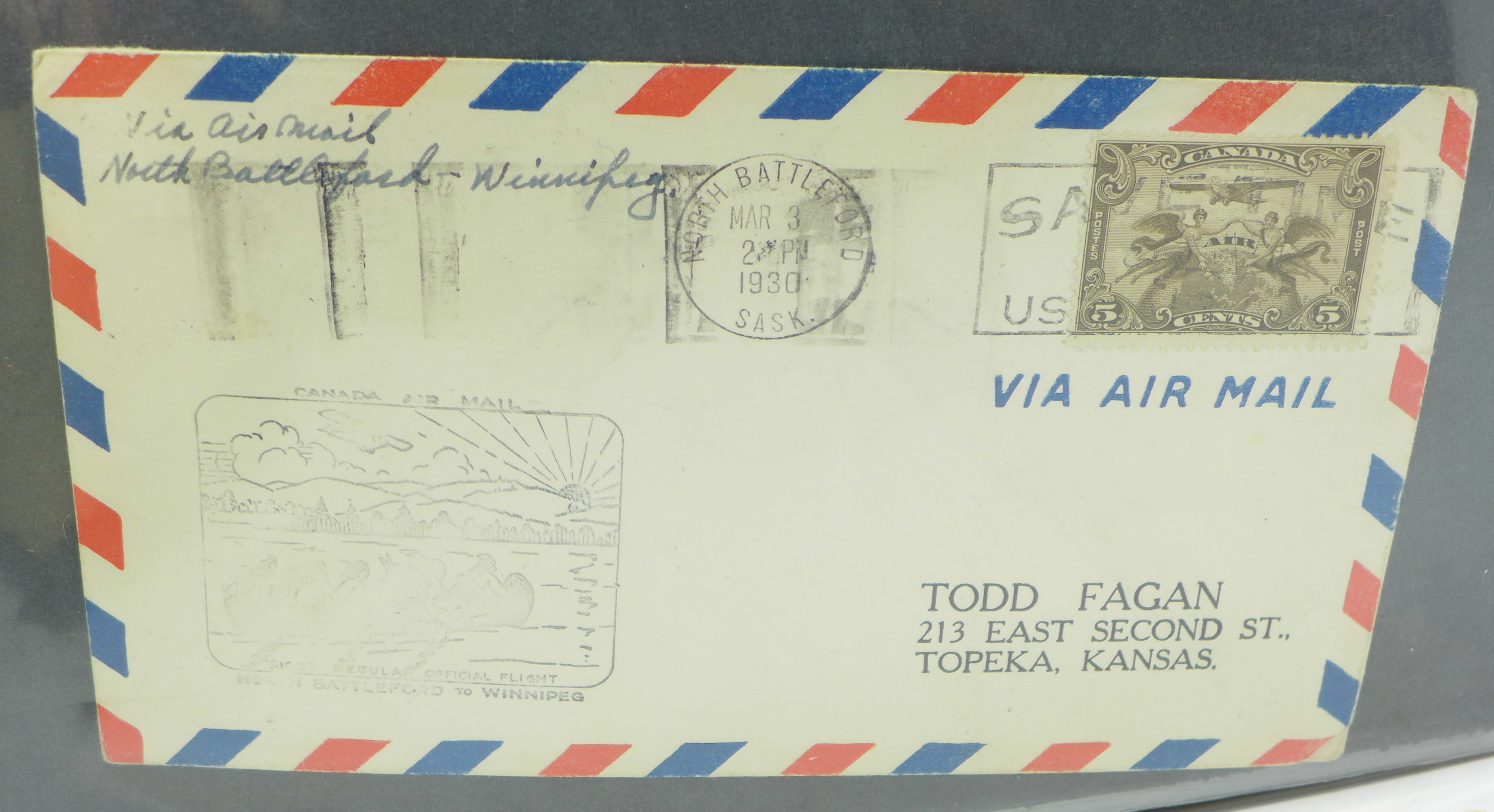 Forty first flight stamp covers from 1929 onwards - Image 2 of 6