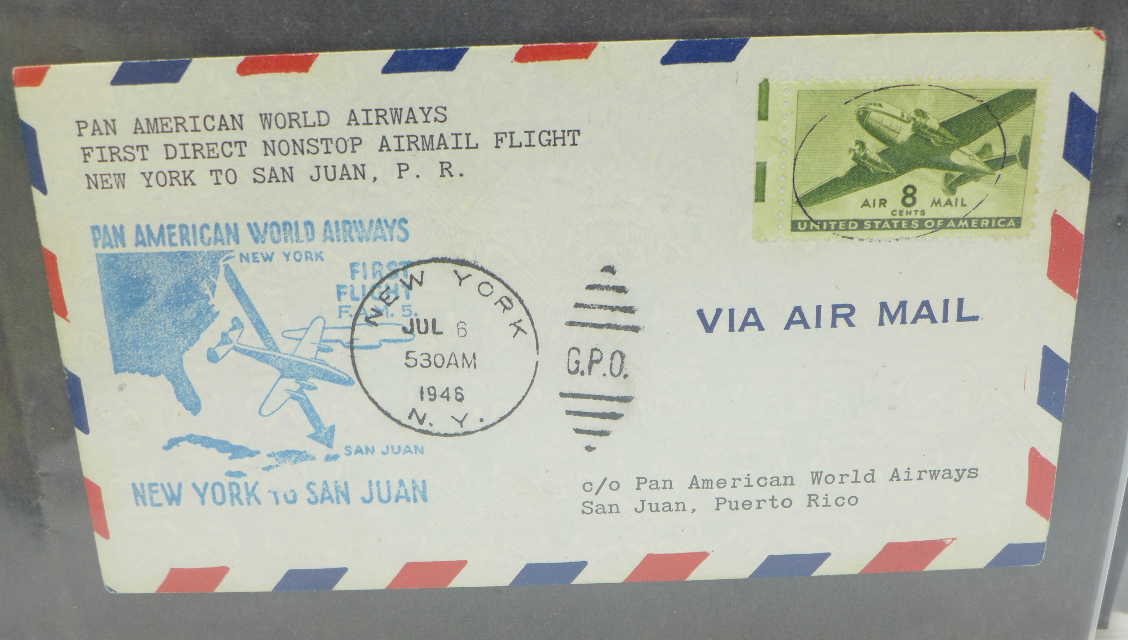 Forty first flight stamp covers from 1929 onwards - Image 5 of 6