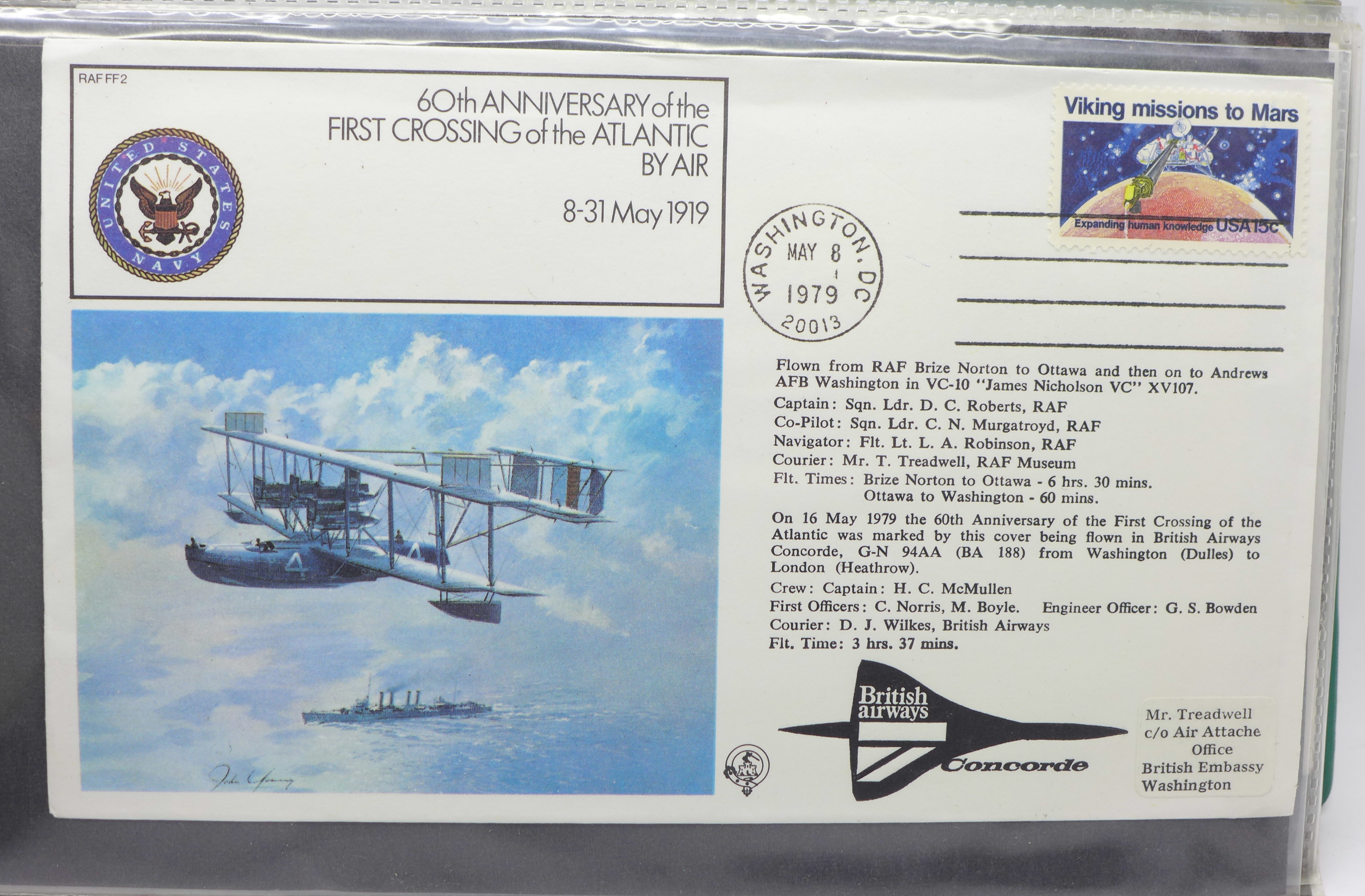 Stamps; Concorde covers and ephemera including many first flights (37 items) - Image 5 of 7