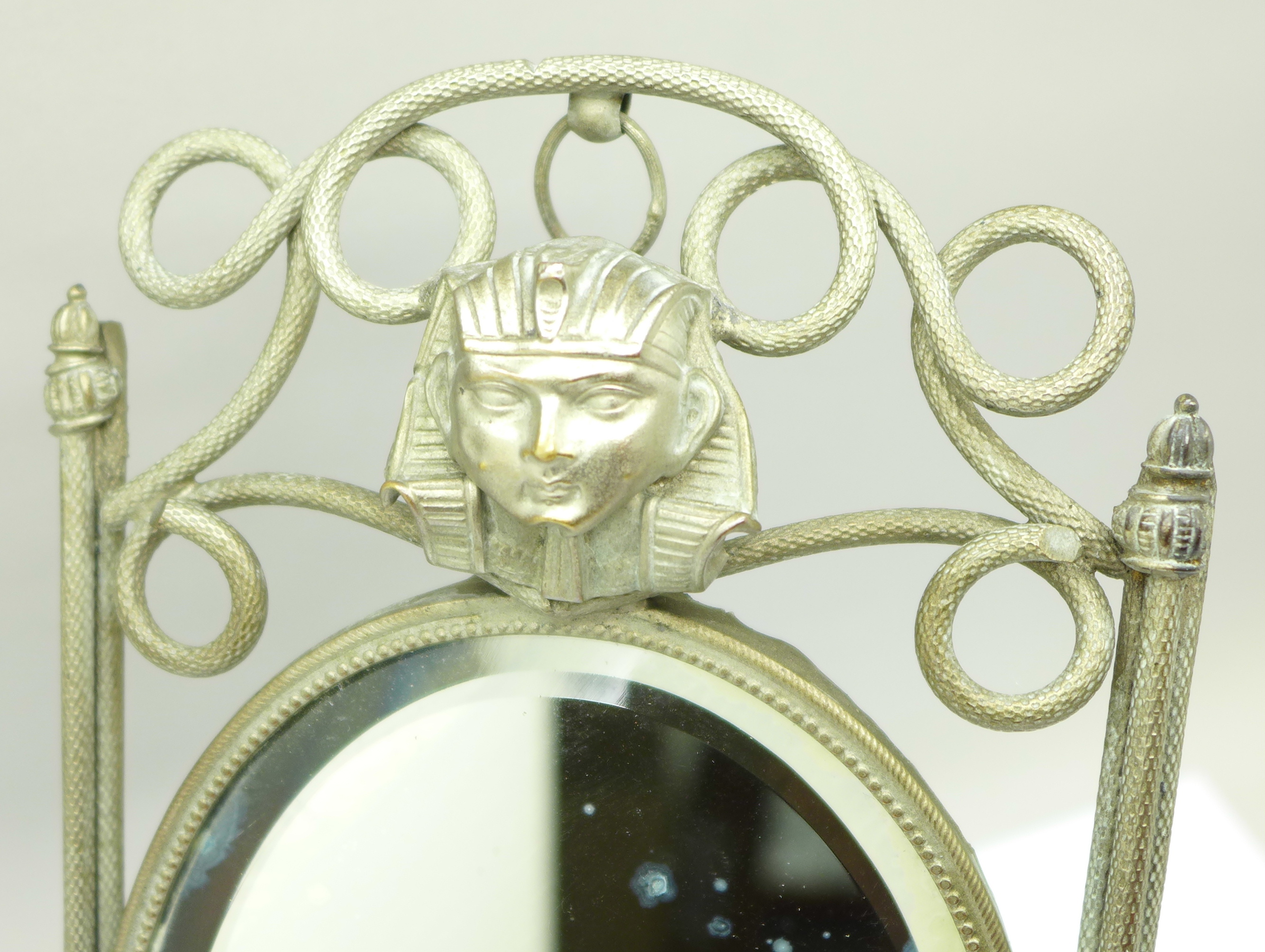 An Egyptian Revival Art mirror - Image 2 of 4