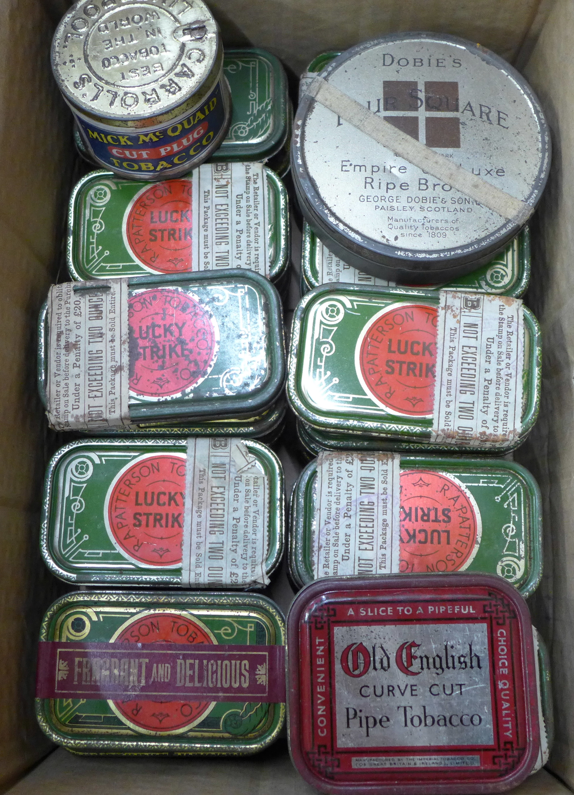 Thirty-two tins of unopened Lucky Strike tobacco and eight other tins of tobacco - Image 2 of 2