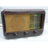 A Philco Bakelite cased radio