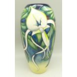 A Moorcroft Allegria vase, Emma Bossons, 2001, 29/200, 18.5cm, with box