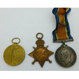 A set of three WWI medals to 17259 Pte. W. Shenow, Royal Berkshire Regiment