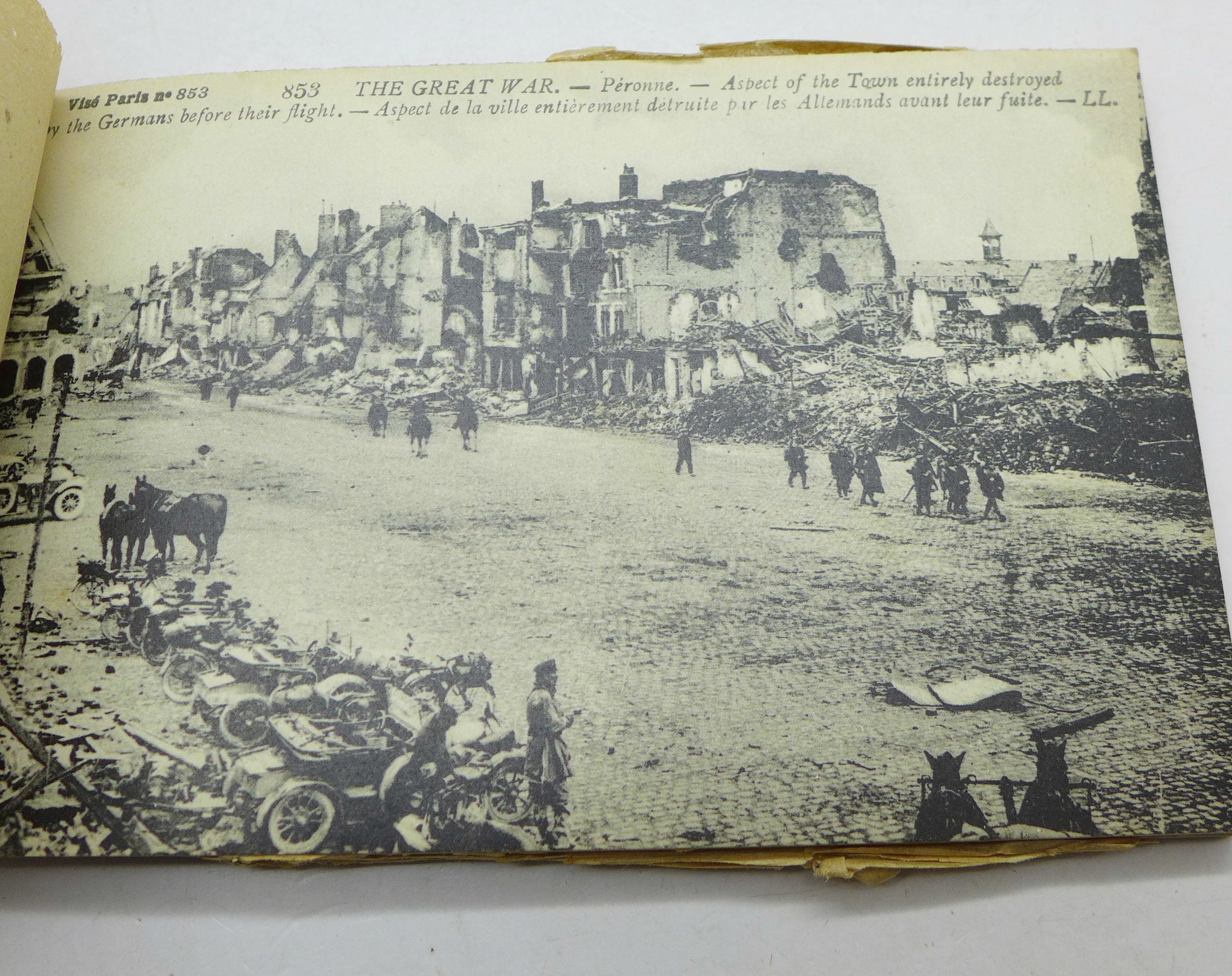 Two WWI detachable postcard booklets - Image 3 of 6