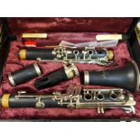 An Armstrong clarinet, cased