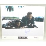 A autographed lobby card bearing signature of Will Smith