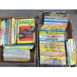 Children's annuals, 1970's-1990's, two boxes