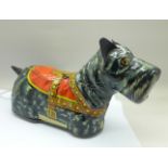 A Marx tin plate clockwork Scottie dog, 17cm