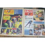 Eight Eagle comics, 1961-1968 Christmas issues
