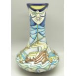 A Moorcroft vase, Winds of Change, Rachel Bishop, 20cm, with box