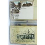 Postcards; a collection of novelty postcards with various sizes including hand drawn, 3D, etc. (48)