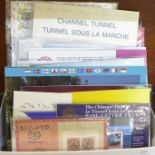 Stamps; box of presentation packs and covers - worldwide