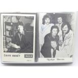 An autographed photograph album including Dave Berry, Rockin Berries, Swinging Blue Jeans, Acker