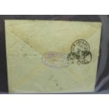 Stamps; an album of hotel covers, early 1900's onwards, (68)