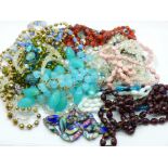 Glass bead jewellery