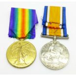 A pair of WWI medals to 359661 Pte. F. Cope, L'Pool R.
