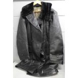 A Mats Larsson military leather coat