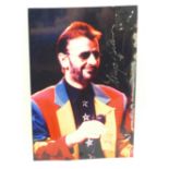 The Beatles interest; Ringo Starr autographed postcard, a/f