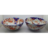 Two Imari bowls