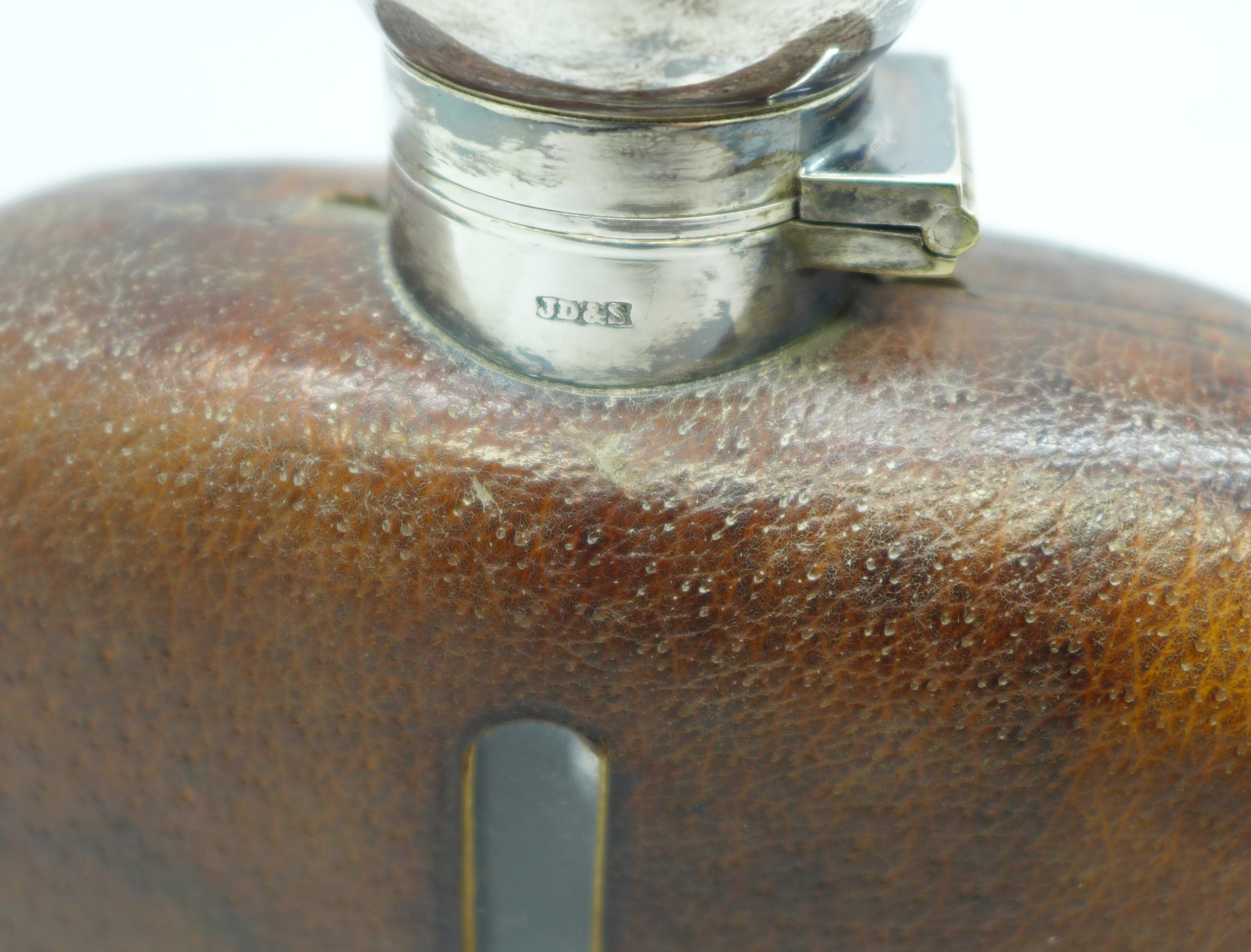 A large hip flask by James Dixon & Sons - Image 4 of 12