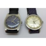 Two gentleman's Le Cheminant wristwatches including Master Mariner