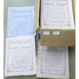 150 Editions of Le Panorama de la Guerre 1914-1919 French WWI magazines, issue in folders, issues