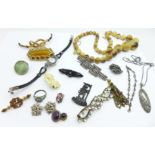 Costume jewellery, etc.