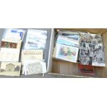 A collection of postcards and souvenir photo-books