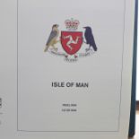 Isle of Man collection of stamps and miniature sheet years 2007-2012, all housed in Lindner album