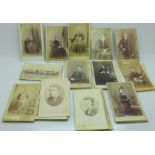 A collection of cabinet cards, (69)