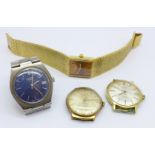 Four gentleman's Rotary wristwatches