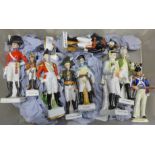 Fifteen china soldier figures **PLEASE NOTE THIS LOT IS NOT ELIGIBLE FOR POSTING AND PACKING**