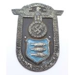 A German 1933 National Socialist Motor Corps motor racing badge