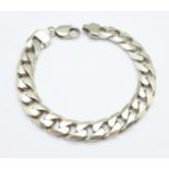 A .925 silver bracelet, 51.6g