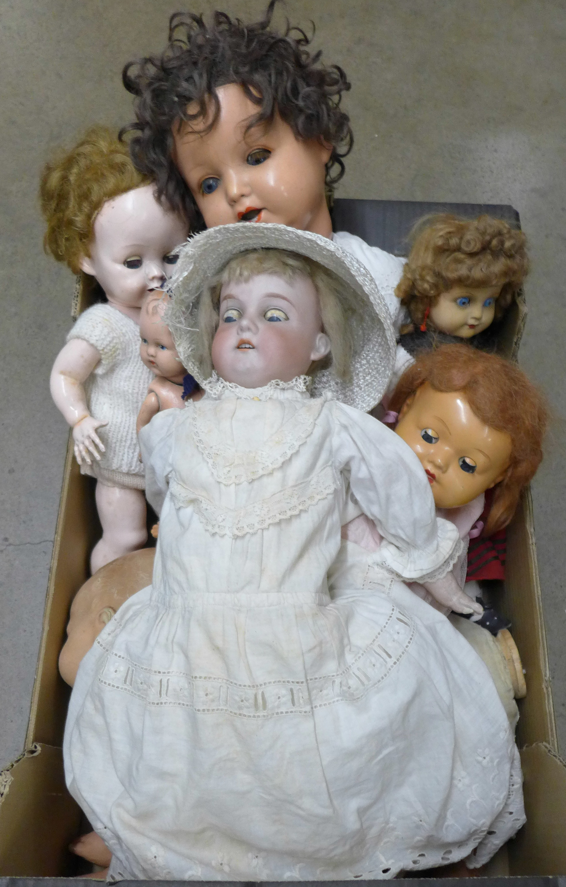 Dolls; including Armand Marseille 370 **PLEASE NOTE THIS LOT IS NOT ELIGIBLE FOR POSTING AND