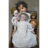 Dolls; including Armand Marseille 370 **PLEASE NOTE THIS LOT IS NOT ELIGIBLE FOR POSTING AND