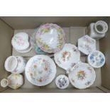 A collection of china including Wedgwood and Hammersley **PLEASE NOTE THIS LOT IS NOT ELIGIBLE FOR