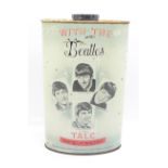 The Beatles;- a 1960's talc tin with talc