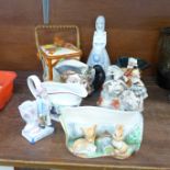 A collection of china including Wade Heath, Beswick, Hornsea Fauna and Spanish **PLEASE NOTE THIS