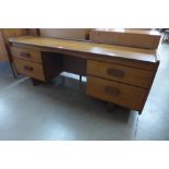 A White & Newton teak desk