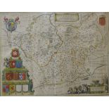 Three maps, A New Map of the County of Nottingham, Leicestershire and Carte Du Pays De Cognac, all