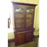 A Victorian mahogany bookcase