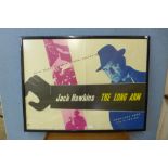 A Jack Hawkins in The Long Arm film poster, framed