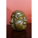 A bronze four faced Buddha