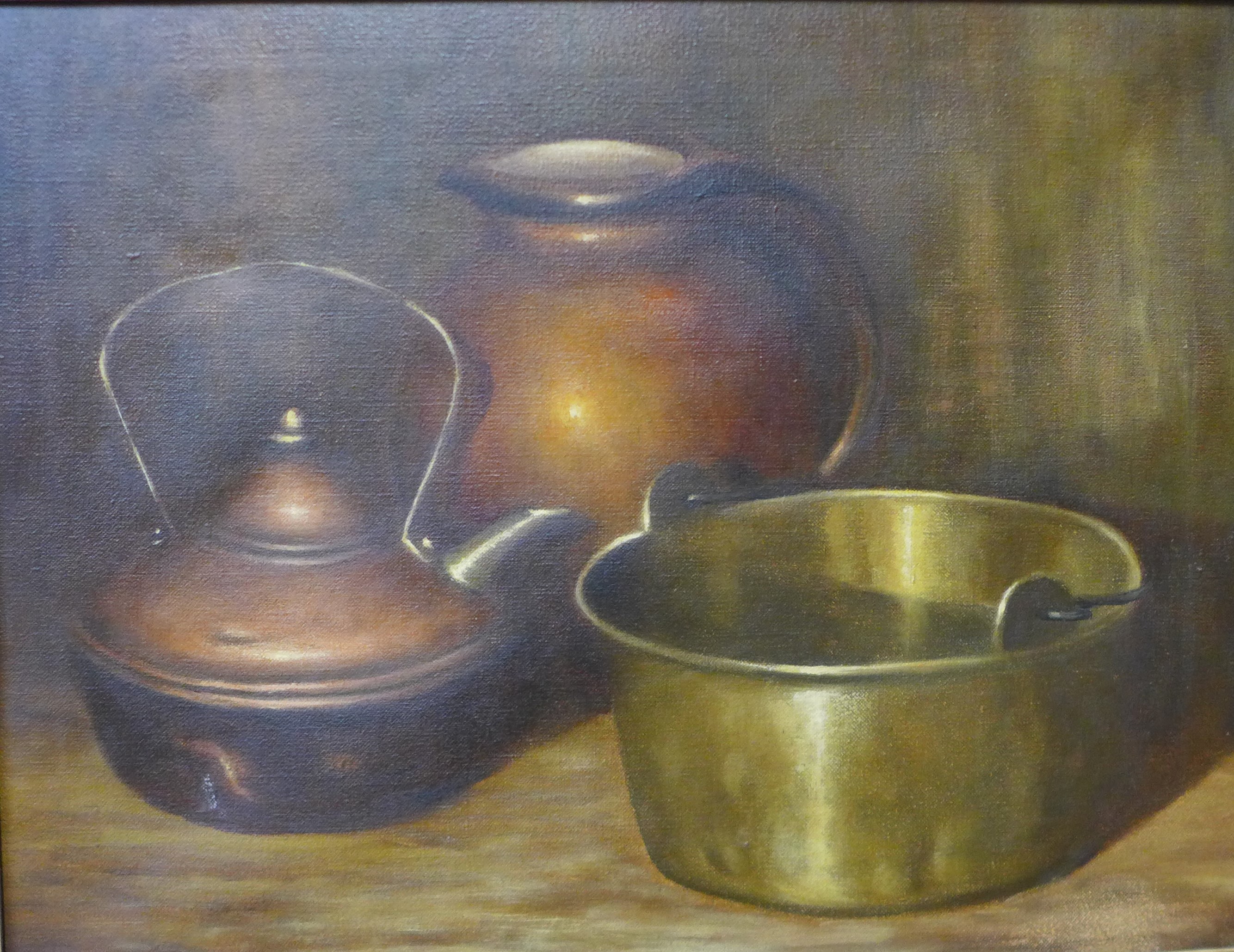 Eight assorted oil paintings - Image 2 of 4