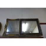 Two gilt framed mirrors