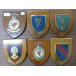 Six assorted RAF regimental plaques
