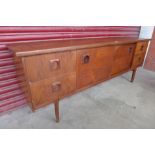 A teak sideboard