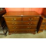 A George III mahogany chest of drawers